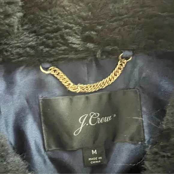 J. Crew Faux Fur Cocoon Coat - Picture 3 of 8